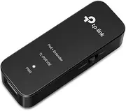 TP-Link Fast Ethernet PoE+ Extender, Network Extension 100m – 250m, Compliance with 802.3af/at, Up to 20W Output Power, Plug & Play, No Configuration Required (POE10E)
