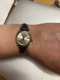 在飛比找Yahoo!奇摩拍賣優惠-Rolex 6517 18KWG 白金 女仕錶