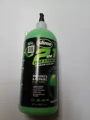 Slime 2-in-1 Tire Tube Premium Sealant Prevents Repairs, 32 oz