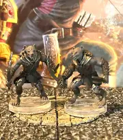 Kholo Sergeant x2 Fearsome Forces D&D Miniature Dungeons Dragons Gnoll Flind 6