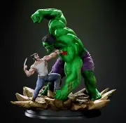 Hulk Vs Wolverine Resin Sculpture Statue Model Kit Unpainted/Unassembled