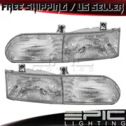 1992-1995 Ford Taurus Headlights Headlamps - Left Right Sides Pair