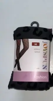 Joyspun Leopard and Opaque Tights Size M 2 Pack