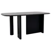 MIUZ Oak Veneer Dining Table 4-6 Seater Modern Dining Tables Dinner Table