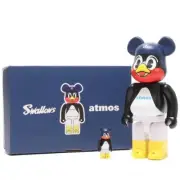 BE@RBRICK 2022 MEDICOM TOY atmos × TOKYO Yakult Swallows 100％ & 400％