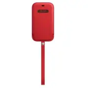 Apple iPhone 12 and 12 Pro Leather Sleeve with MagSafe Red