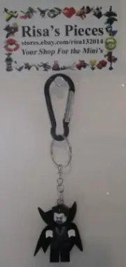 LEGO Mini-Figure Carabiner Keychain - Vampire (1 Keychain)