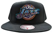 Mitchell & Ness Black NBA Utah Jazz HWC Core Basic Snapback - OSFA