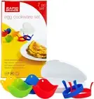 7-Piece Microwave Poached Egg & Omelette Cookware Set | Perfect for Dorm, Small