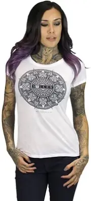 Women's Sullen Solstice Twist Back White Top