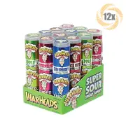 Full Box 12 Sprays Warheads Super Sour Spray Novelty Candy .68oz Assorted Flavor