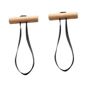 2pcs Pull up Bar Handles Hand Grips Resistance Band Handles Deadlift Workout