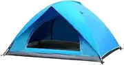 Camping Beach Tent Anti-Wind Speed Open Tent Waterproof Anti-UV Tourist Tent 1-2 Person Layers Outdoor Tent Dual-use Tent for Outdoor Hiking Fishing