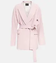 [Joseph] Joseph Wells belted wool-blend blazer AU 12 beige