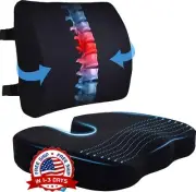 Seat Cushion Orthopedic Pillow for Sciatica Prostate Tailbone Hemorrhoid Chair