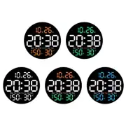 Modern LED Alarm Clock with Remote Controlled 10inch Display Screen Two Color