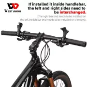 WEST BIKING MTB Bike Handlebar Handle Bar Ends Ergonomic Bicycle Bar Ends 22.2mm