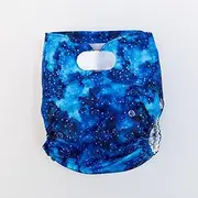 Monarch Ultimate Wipeable Cloth Nappy with Hook and Loop Closure, Snowstorm