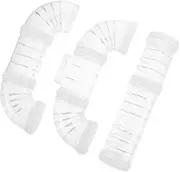 1Set Hamster Tube Maze Connector External Cage Tunnel for Hamsters Gerbils Mice Pets Durable Plastic Accessory for Enriching Pet Environments