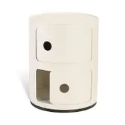 Kartell Componibili Recycled 2 Tier Storage Tower