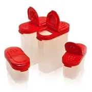 Tupperware Spice Shakers Set Of 4