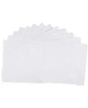 Club Room Men's 13-Pc. White Border-Stripe Handkerchief Set in White OS NWT