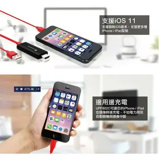 Uptech登昌恆 UPF802C iPhone轉HDMI iPhone轉電視 手機轉電視 支援iPhoneX