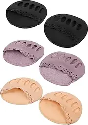 IWOWHERO Women Toe Separator Socks Breathable Toe Spacers for Yoga Toe Alignment Socks Comfortable Footwear Liners