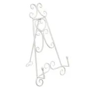 Wedding Easel Stand White Picture Display Lightweight Metal For Table 23 x 46cm