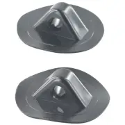 Anchor Rope Buckle Safety Rope Buckle Canoes Dinghies 2 Black Grommets Black PVC
