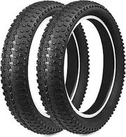 GRELiving 3.0 Inch E-Bike Tyre Fat Bike Tyres 20 x 3.0/24 x 3.0/26 x 3.0 Bicycle Sheath 60 TPI Heavy Duty Tyres for E-Bike/Mountain Bike/Snow Bike/Fat Bike (24 x 3.0)