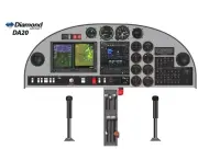 Diamond DA20 C1 Katana Cockpit Poster 24in x 36in