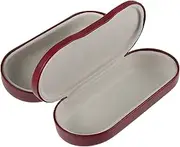 Veemoon Eyeglasses Box Diversions Safe Storage Box Discreet Hide Money Secret Compartment Small Jewelry Container Eyeglasses Holder for Home Security Red