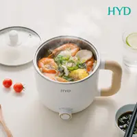 在飛比找PChome24h購物優惠-HYD 輕食尚料理快煮鍋(附蒸蛋架) D-522(白)