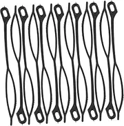 WEKADRIN 30pcs Portable Dreadlock Tool Set Reusable Crochet Hooks for Hair Styling for Creating Intricate Braids and Updos Convenient Salon Tool for Various Hair Types