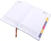 LALAFINA 2025 A5 Academic Planner Notebook Monthly Schedule Organizer for School and Office Use Teacher Notepad for Planning and Note Taking Ideal Birthdays and