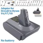 3 in 1 Adapter for Dewalt 18V 20V Battery Convert to Dyson V6/7/8 Battery AU New