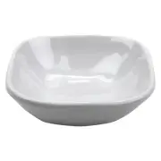 G.E.T. SB-5-AM-W Arctic Mill White Melamine 5 oz. Square Monkey Dish - 4 Doz