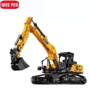 1022 pcs Excavator Building Kit Model Educational Engineering Vehicle Toy