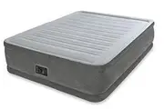 Intex: Queen Comfort - Plush Elevated Air-Bed Kit (w/220-240 built in pump)