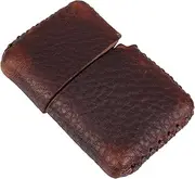 [BCOATH] Lighter Case Cigarette Lighter Protector Cowhide Brown