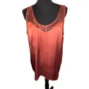 Maurices women’s XXL Lace Satin Feminine Whimsy Goth Copper Camisole New￼