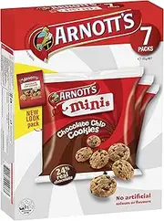 Arnott's Mini Chocolate Chip Cookies Multipack 7 pack