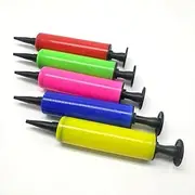 Fdit Mini Hand Push Small Inflator, Balloon Accessories, Multifunctional Air Pump, Party Supplies, for Swimming Arm Bands, Air Cushions, Random Color Selection