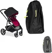 Pram Travel Bag, Stroller Bag for Aeroplane, Pushchair & Pram Transport Bags, Stroller Travel Bag with Shoulder, Baby Stroller Cover for Travelling, Easy Carrying, Gate Check Bag with Backpack Straps