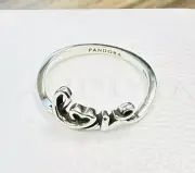 Pandora Handwritten Love Ring #193058C00 +HINGED BOX +CLOTH +Tag ~Choose Size