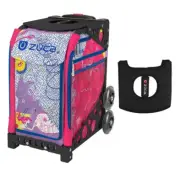 Zuca Sport Bag - Best Friends with Black/Pink Seat Cover (Black Non-Flashing Whe