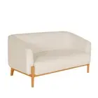 Fraser Indoor 2 seater Plush Fabric Sofa Lounge