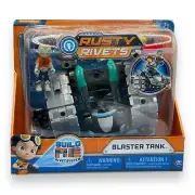 Nickelodeon Rusty Rivets Build Me Rivet System Blaster Tank Vehicle & Figure NIP