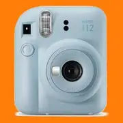 FUJIFILM INSTAX MINI 12 Instant Film Camera (Pastel Blue) With Photo Kit - Brand New